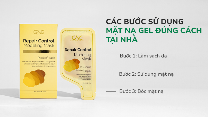 Các bước sử dụng mặt nạ gel đúng cách tại nhà
