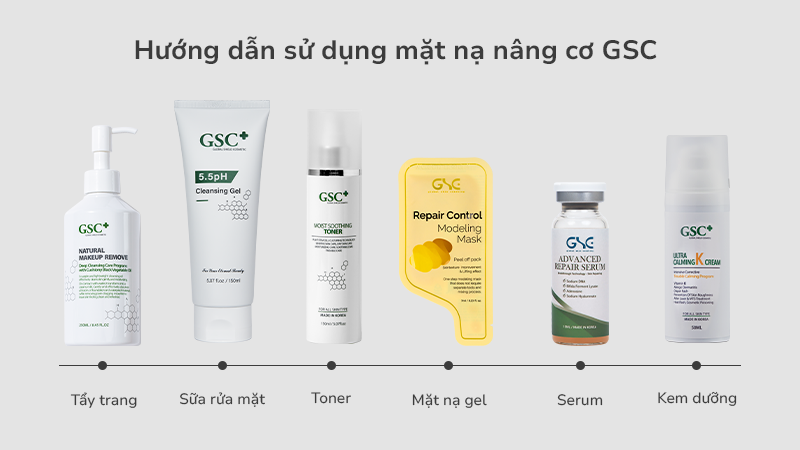 Hướng dẫn sử dụng mặt nạ nâng cơ GSC đạt kết quả tốt nhất