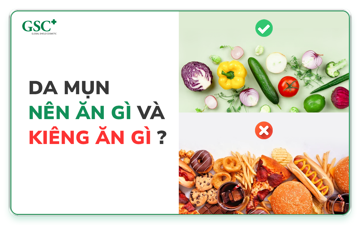 Da mụn nên ăn gì