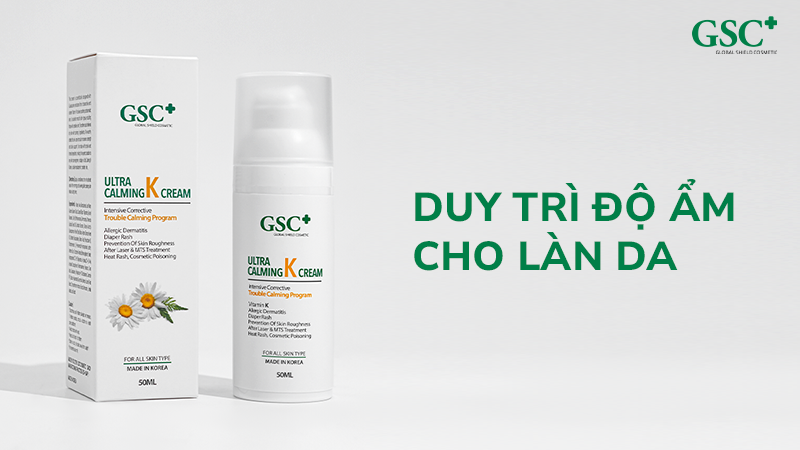 Duy trì độ ẩm cho làn da