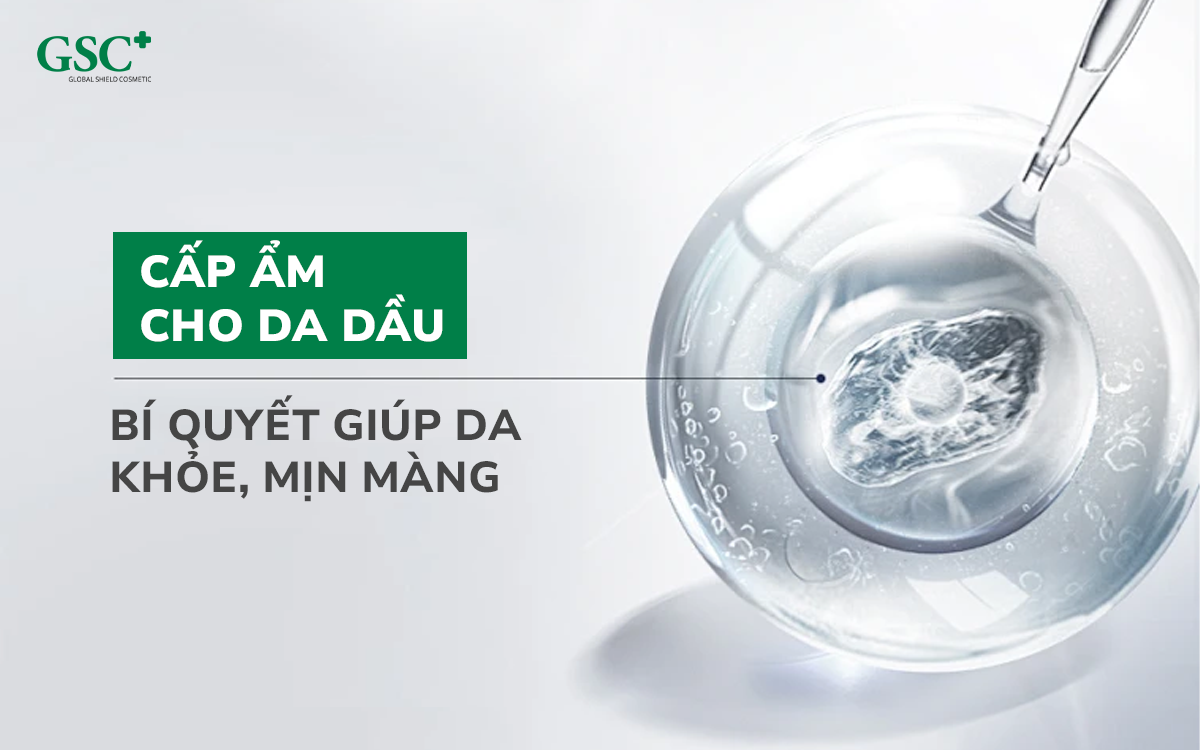 Cấp ẩm cho da dầu