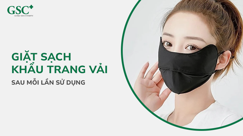 Tái sử dụng khẩu trang vải