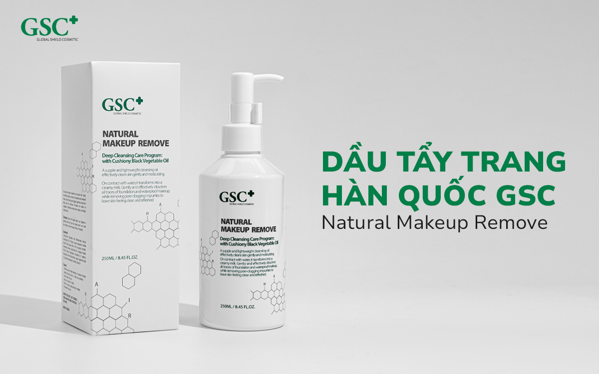 Dầu tẩy trang Hàn Quốc GSC Natural Makeup Remove