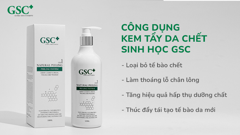 GSC Natural Peeling công dụng