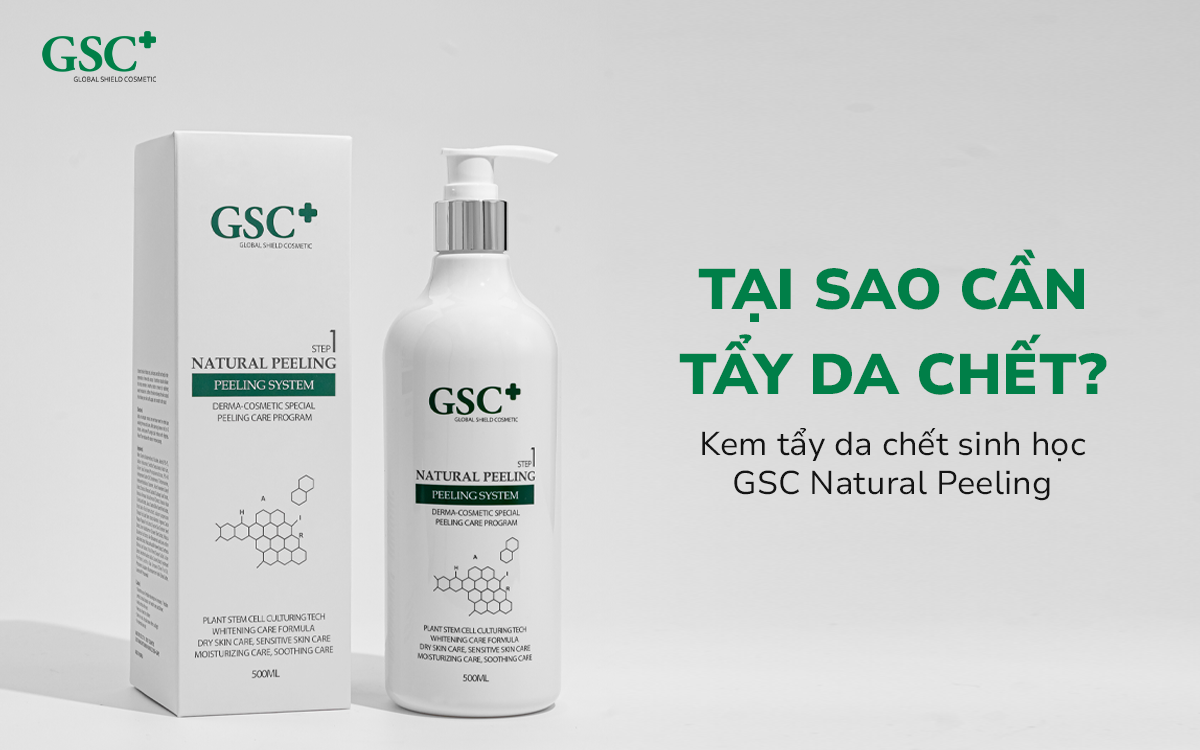 Kem tẩy da chết sinh học GSC Natural Peeling