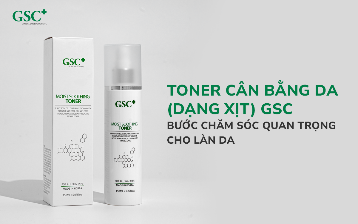 Toner Cân Bằng Da (Dạng Xịt) GSC