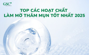 Top các hoạt chất làm mờ thâm mụn tốt nhất 2025