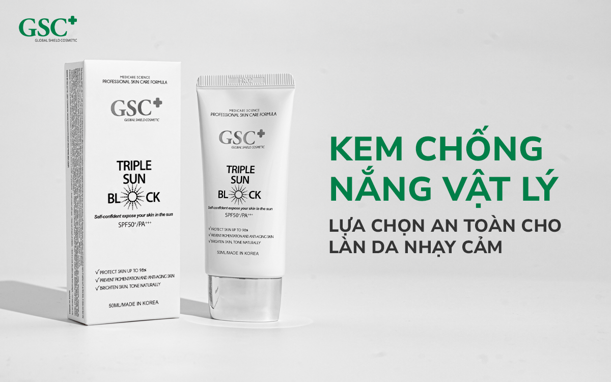 kem chống nắng vật lý