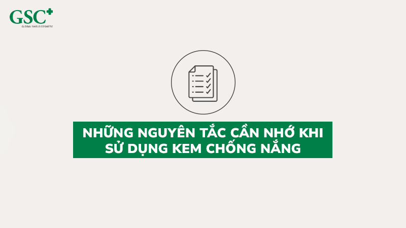 Những nguyên tắc cần nhớ khi sử dụng kem chống nắng