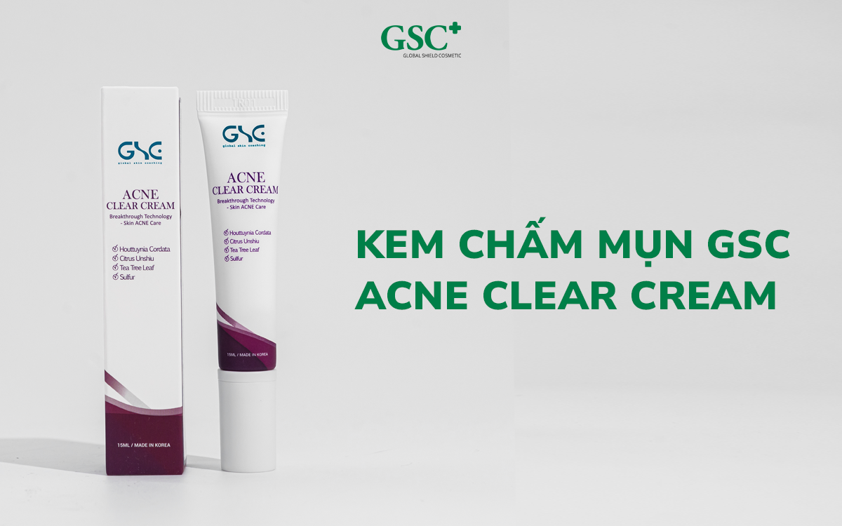 Kem Chấm Mụn GSC Acne Clear Cream