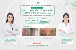 Workshop: Giải pháp tăng sắc tố & phục hồi da sau viêm